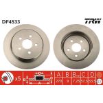 Bremsscheibe Chrysler T. Neon/Pt Cruiser/Sebring 1.6-2.7 94-10 DF4533 Bremsscheibe Chrysler T. Neon/Pt Cruiser/Sebring 1.6-2.7 94-10 DF4533