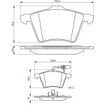 Bosch Bremsbelagsatz 0 986 494 415 Bosch Bremsbelagsatz 0 986 494 415