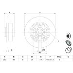 Bremsscheibe 0 986 479 C87 Bremsscheibe 0 986 479 C87