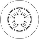 Bremsscheibe Vw T. A4/Passat DF4026