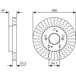 Bosch Bremsscheibe 0 986 479 U92
