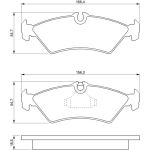 Bosch Bremsbelagsatz 0 986 424 219 Bosch Bremsbelagsatz 0 986 424 219