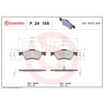 BREMBO Bremsklötze VA P 24 159 BREMBO Bremsklötze VA P 24 159