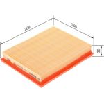 Luftfilter 1457433603 Luftfilter 1457433603