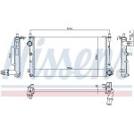 Nissens Wasserkühler PKW 606345