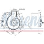 NISSENS Wasserpumpe 831074