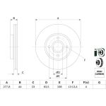 Bremsscheibe VA 0 986 479 659 Bremsscheibe VA 0 986 479 659