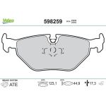 Valeo Bremsbelagsatz 598259 Valeo Bremsbelagsatz 598259