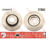 Bremsscheibe Vw P. Touareg 3.0-4.2 V8 10-Le beschichtet DF6697S Bremsscheibe Vw P. Touareg 3.0-4.2 V8 10-Le beschichtet DF6697S