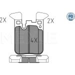Bremsbelagsatz Bmw T. 1/2/3/4 11 025 250 2916/PD Bremsbelagsatz Bmw T. 1/2/3/4 11 025 250 2916/PD
