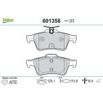 Valeo Bremsbelagsatz 601358 Valeo Bremsbelagsatz 601358