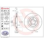 12 482 034 Bremsscheibe HA 09.A814.11 12 482 034 Bremsscheibe HA 09.A814.11