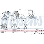 NISSENS Turbolader 93517 NISSENS Turbolader 93517