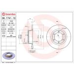70 481 002 Bremsscheibe VA 08.1741.10 70 481 002 Bremsscheibe VA 08.1741.10
