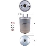 KL 752/2D MAHLE Kraftstofffilter KL 752/2D, Leitungsfilter, Höhe 177,9 mm – u. a. für Renault Grand Scénic III (JZ0/1_), Megane CC (EZ0/1_), Coupé (DZ0/1_) – OE Nummer 164001710R - l KL 752/2D MAHLE Kraftstofffilter KL 752/2D, Leitungsfilter, Höhe 177,9 mm – u. a. für Renault Grand Scénic III (JZ0/1_), Megane CC (EZ0/1_), Coupé (DZ0/1_) – OE Nummer 164001710R - l