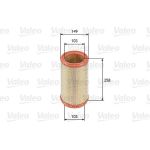 Valeo Luftfilter 585611 Valeo Luftfilter 585611