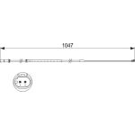 Bosch Bremsbelagverschleißsensor 1987473512 Bosch Bremsbelagverschleißsensor 1987473512