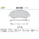 Valeo Bremsbelagsatz 601559 Valeo Bremsbelagsatz 601559