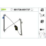 VALEO 851736 Fensterheber VALEO 851736 Fensterheber