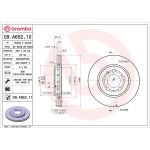 17 482 013 Bremsscheibe HA 09.A652.11 17 482 013 Bremsscheibe HA 09.A652.11