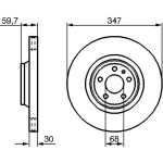Bremsscheibe VA 0 986 479 260 Bremsscheibe VA 0 986 479 260