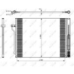 Kondensator, Klimaanlage NRF350325 Kondensator, Klimaanlage NRF350325
