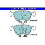 Bremsbelagsatz Db P. W202/W210 95-03 Keramik 13.0470-7086.2 Bremsbelagsatz Db P. W202/W210 95-03 Keramik 13.0470-7086.2