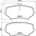 BREMBO Bremsbelagsatz, Scheibenbremse P 50 176 BREMBO Bremsbelagsatz, Scheibenbremse P 50 176