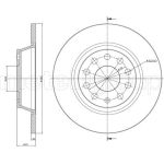 800-852C Cifam Bremsscheibe Hinterachse 800-852C 800-852C Cifam Bremsscheibe Hinterachse 800-852C