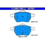 Bremsbelagsatz Vw P. Golf/Passat/Vento 1.8-2.8 91-06 13.0460-7081.2 Bremsbelagsatz Vw P. Golf/Passat/Vento 1.8-2.8 91-06 13.0460-7081.2