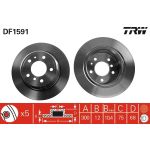 TRW Bremsscheibe DF1591 TRW Bremsscheibe DF1591