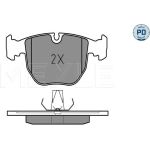 025 214 8619/PD MEYLE Bremsbelagsatz BMW E39 520-540 11/95 025 214 8619/PD MEYLE Bremsbelagsatz BMW E39 520-540 11/95