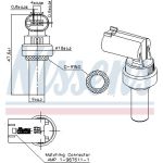 NISSENS Sensor, Kühlmitteltemperatur 207046