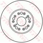TRW Bremsscheibe DF4015 TRW Bremsscheibe DF4015