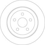TRW Bremsscheibe Hinterachse DF6282