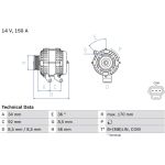 Bosch Lichtmaschine 0 986 083 070 Bosch Lichtmaschine 0 986 083 070