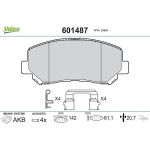 Valeo Bremsbelagsatz 601487 Valeo Bremsbelagsatz 601487