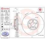 11 481 106 Brembo PREMIUM VA zweiteilig 09.C416.13 11 481 106 Brembo PREMIUM VA zweiteilig 09.C416.13