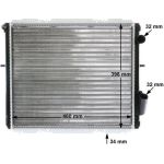 MAHLE Kühler, Motorkühlung CR 147 000S MAHLE Kühler, Motorkühlung CR 147 000S