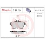 BREMBO Bremsklötze HA P 61 114