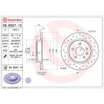 Bremsscheibe HA 08.B357.1X