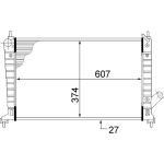 MAHLE Kühler, Motorkühlung CR 1511 000S