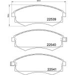 P 30 097 BREMBO Bremsbelagsatz, Scheibenbremse P 30 097 P 30 097 BREMBO Bremsbelagsatz, Scheibenbremse P 30 097