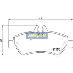 Japanparts Bremsbeläge PP-0522AF