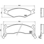 BREMBO Bremsbeläge P30006 BREMBO Bremsbeläge P30006