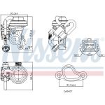 Nissens AGR-Ventil NIS98344 Nissens AGR-Ventil NIS98344