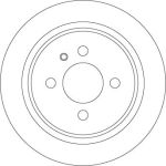 Bremsscheibe Bmw T. E30 82 DF1561