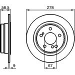 Bremsscheibe HA 0 986 478 565 Bremsscheibe HA 0 986 478 565
