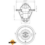 Thermostat, Kühlmittel 725124 Thermostat, Kühlmittel 725124