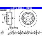 Bremsscheibe Jeep T. Wrangler 2.8 Crd/3.6-3.8 07 24.0112-0193.1 Bremsscheibe Jeep T. Wrangler 2.8 Crd/3.6-3.8 07 24.0112-0193.1